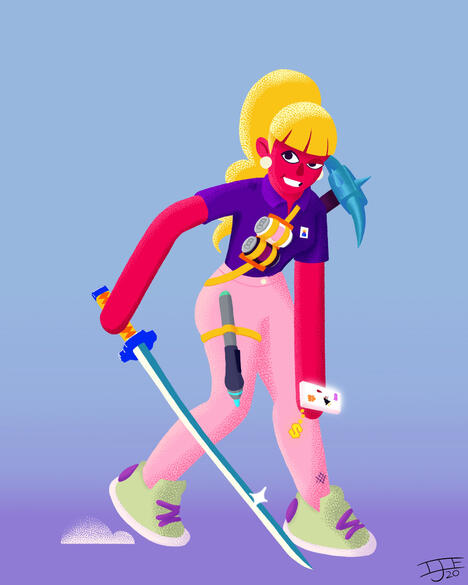 Jackie from Going Under (fanart)